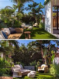 This Art Filled California Home Has A Venice Beach Vibe Outdoor Lounge Area Backyard California Homes