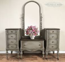Paint the kitchen island a different color than the rest so it looks like an antique piece of furniture in weather green or gold. Painted In Annie Sloan Chalk Paint It Is French Linen With A Halo Dry Brush Of A Grap French Painted Furniture Annie Sloan Painted Furniture Painted Furniture