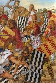 Greco Persian Wars Persian Sparabara Spearmen Versus Greek Hoplites With Images Greco Persian Wars Ancient Persian Ancient Persia