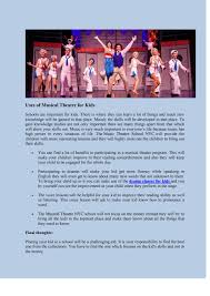 Looking for a musical for young actors? Importance Of Music In The Life Of Children By Shufflesnyc Issuu