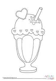 Icecream Sundae Colouring Page Coloring Pages Fruit Coloring Pages Free Kids Coloring Pages
