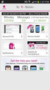 Het gebruik van de app is gratis, het kost je geen data. T Mobile Myaccount Legacy For Android Apk Download