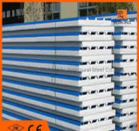 SGS/FM/CE/ISO Approved Insulated EPS Sandwich Panel for Workshop Building
