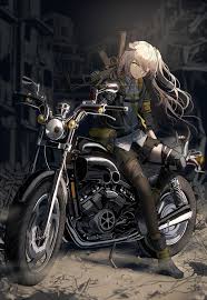 Cool Motorcycle Girlsfrontline Anime Motorcycle Anime Warrior Anime Military