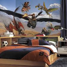 New Xl How To Train Your Dragon Prepasted Wallpaper Mural Boys Room Wall Decor In 2021 How To Train Your Dragon Dragon Wall Mural Dragon Wall