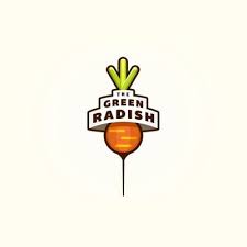the green radish logo logo design graphic design logo creative branding