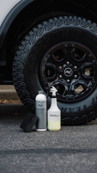 Testing out the all new Hydro Plast Care from @kochchemie_usa , This dilutable, water based dressing is perfect for dialing in just the right amount of shine. Use it straight for maximum shine or ...
