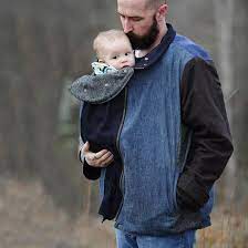 Nestledown Baby Wearing Add On For Men S Forester Coat Twig Tale