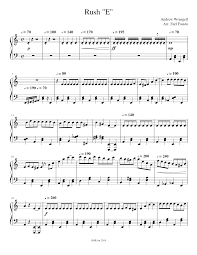 The latest tweets from davillain.r (@rushiebands): Rush E Edited Version Sheet Music For Piano Solo Musescore Com