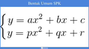 Check spelling or type a new query. Sistem Persamaan Linier Kuadrat Dua Variabel Materi Contoh Soal