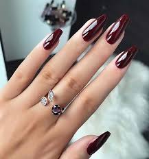 Wedding Nail Designs Fashion Burgundy Nails Long Acrylic Nails Long Acrylic Nail Designs