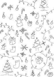 Cactus wrapped with christmas lights. Color Your Own Christmas Wrapping Paper Printables Intro
