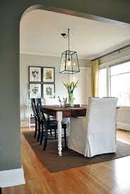Dining Room Love Paint Color In Here Is Quill By Olympic Yellow Curtains Black Curtain Rod Woo Dining Room Light Fixtures Home Decor Kitchen Table Lighting
