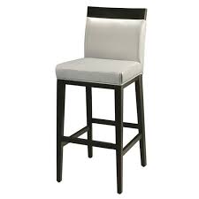 Elloise Light Grey Leather 30 Inch Barstool In Ballarat Black Wood Leather Counter Stools Bar Stools Wood Bar Stools