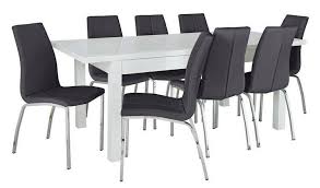 Complete the look of your modern, contemporary or mid century modern dining room with our unique glossy dining chairs. Table Chair Sets Argos Home Lyssa Dining Table 2 Milo Chairs Grey Home Furniture Diy Yallatools Com