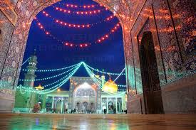 Explaining ashura and muharram in iran. Fatima Al Masumeh Schrein Wahrend Muharram Central County Qom Iran Stockfoto