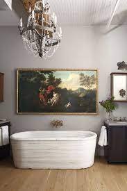 Get inspired to decorate or remodel a master bath, kids' bathroom. 13 Chic Bathroom Art Ideas Best Artwork For Bathrooms