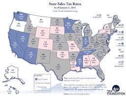 Monday Map State Sales Tax Rates Tax Foundation