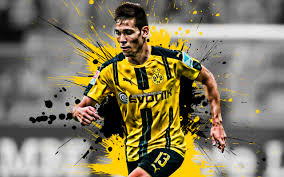 Borussia dortmund wallpaper collection for free download 1920×1200 borussia dortmund wallpaper (33 wallpapers) | adorable wallpapers. Download Wallpapers Raphael Guerreiro Portuguese Football Player Borussia Dortmund Defender Yellow Black Paint Splashes Bvb Creative Art Bundesliga Germany Football Grunge For Desktop With Resolution 2560x1600 High Quality Hd Pictures Wallpapers