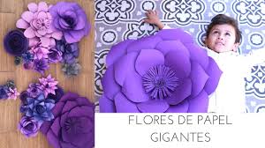Hermosas decoraciones con flores de papel, ideales para todo tipo de evento. Flores De Papel Metodo Sencillo Diy Decorando Una Boda Pabla En Casa Youtube