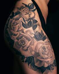 Roses Tattoo Rose Tattoo Thigh Tattoo Hip Tattoo Austin Evans Transformationgallery Com Https Www Leg Tattoos Women Rose Tattoo Thigh Hip Tattoos Women