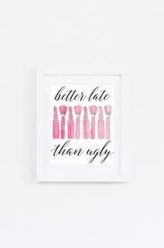 Another important part of a makeup vanity is, of course, decor. 12 Vanity Sayings Ideas Makeup Room Makeup Wall Art Makeup Room Decor