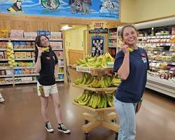 Image of person happily shopping at Trader Joe's