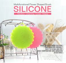 Silicone scrubber contains small silicone bristles on it's cleaning surface. Best Food Grade Silicone Kitchen Dish Cleaning Sponge Brush Buy Best Kitchen Sponge Best Dish Sponge Best Cleaning Brush Product On Alibaba Com