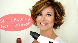 24 short haircuts and hairstyles to inspire your new look. Bouncy Short Hair Tutorial Youtube