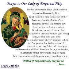 Maybe you would like to learn more about one of these? Prayer To Our Lady Of Perpetual Help