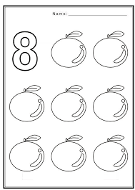 School's out for summer, so keep kids of all ages busy with summer coloring sheets. Free Coloring Pages Of Numbers With Fruits Crafts And Worksheets For Preschool Toddler And Kindergarten