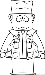 Hours of fun await you by coloring a free drawing cartoons south park. Jimbo Kern From South Park Coloring Page For Kids Free South Park Printable Coloring Pages Online For Kids Coloringpages101 Com Coloring Pages For Kids