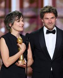 Saint Laurent is proud to celebrate the 4 golden globes awarded to Emilia  Perez, a film directed by Jacques Audiard and co-produced by Saint Laurent  Productions and Anthony Vaccarello. Best Motion Picture -