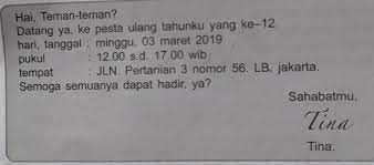 Surat undangan resmi untuk rapat, pertemuan atau sosialisasi resmi yang bisa anda gunakan sebagai contoh referensi untuk keperluan surat anda. Tulislah Kembali Surat Undangan Di Atas Dengan Ejaan Yang Tepat Brainly Co Id