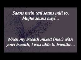 Download Saans Main Tri Full Lyrics 3gp Mp4 Codedwap Saans me teri saans mili toh mujhe saans aayimujhe saans aayi, mujhe saans aayi (x2). codedwap