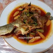Resepi sotong goreng kunyit berkuah. Ikan Siakap Goreng Berkuah Tomyam
