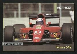 From wikimedia commons, the free media repository. Card 64 Ferrari 642 27 Pro Trac S Formula One 1991 Laststicker Com