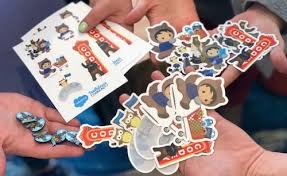 Find videos, social media, and more resources. Salesforce S Growing Sticker Addiction Plus The Rarest Of Them All Salesforce Blog