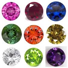 Lab Created Synthetic Corundum Spinel Round Multi Color Etsy In 2020 Corundum Yellow Quartz Natural Blue Sapphire