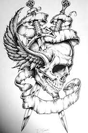 Modelos E Desenhos De Tatuagem De Caveira Desenhos De Tattoo De Caveira Caveira Desenho Dovme Sanati Kol Dovmeleri Dovme