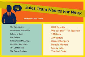 Funny Team Names For Work Sports Feel Good Stories Team Names Best Team Names Funny Team Names