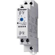 A relay is an electrically operated switch. Finder 80 01 0 240 0000 Time Delay Relay Timer 1 Changeover Contact Ip20 Rapid Online
