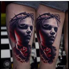 Done By A D Pancho Tattoo Artist At Rock N Roll Tattoo Studio Glasgow Uk Tattoostage Com Tattoo Studio Face Tattoos For Women Trash Polka Tattoo Designs
