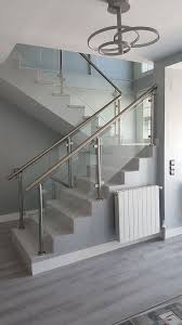 20 Modern Stainless Steel Stair Railing Design Ideas Home Stairs Design Stairs Design Modern Modern Stair Railing