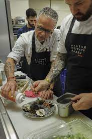 Chef Edwin Vinke Helps Prepare A Dish For Culinary Week At Windows On Aruba Culinary Events 5 Course Meal Culinary