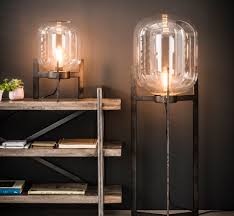 Retro Tisch Oder Stehlampe Bulb Industrial Mit Metallfuss