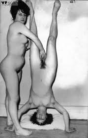 Lesbian lovers petting and eating hairy pussy in vintage black and white  porno - Pichunter