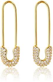 Necklaces by lola james jewelry are fine personalized jewelry that can be customized. Amazon Com Safety Pin Earrings For Women Paper Clip Earrings Dangle Earrings For Women Hypoallergenic 14k Gold Earrings Gold Plated Hoop Earrings Safety Pin Jewelry Paperclip Earrings Clothing Shoes Jewelry