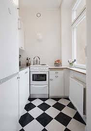 Black And White Checkered Tile Kitchen Our 10 Favorite Small Kitchens Inspiration Gallery Small Kitchen Inspiration Interior Design Apartment Small Small Apartment Interior