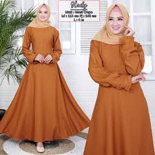 Model baju gamis kemeja dengan motif jangan lupa pakai hand bag warna hitam agar match dengan gamismu, ya. Jual Gamis Warna Hitam Polos Terbaru Lazada Co Id